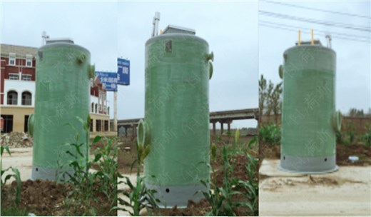 一体化预制泵站协作处理污水,效果非同一般